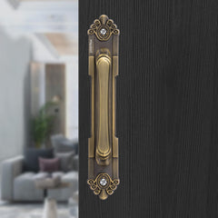 Plantex Cabinet Door Handle/8 Inch Wardrobe Door Handle/Door Pull-Push/Sliding Handle for Cupboard/Drawer – Pack of 1 (294, Brass Antique Finish)