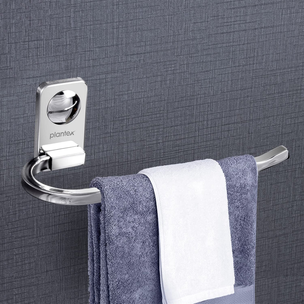 Plantex Metro Platinum Stainless Steel Napkin Ring/Towel Ring/Napkin Holder/Bathroom Accessories