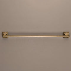Plantex Squaro Stainless Steel 304 Grade Towel Hanger for Bathroom/Towel Rod/Bar/Bathroom Accessories (24 inch - Brass Antique) - Pack of 1