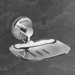 Plantex Masterpiece Single Soap Holder/Stand for Bathroom Wall (304 Grade Stainless Steel)