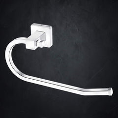 Plantex Aqua Stainless Steel Napkin Ring/Towel Ring/Napkin Holder/Towel Hanger/Bathroom Accessories (Chrome) - Pack of 1