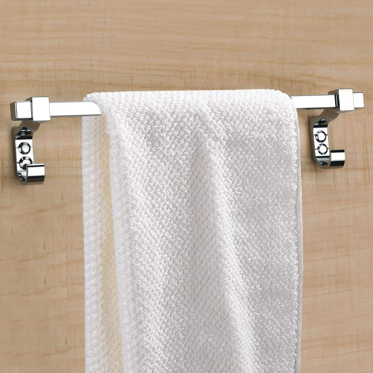 Plantex Stainless Steel Towel Hanger for Bathroom/Towel Rod/Bar/Bathroom Accessories (24 Inch-Chrome - 1005)