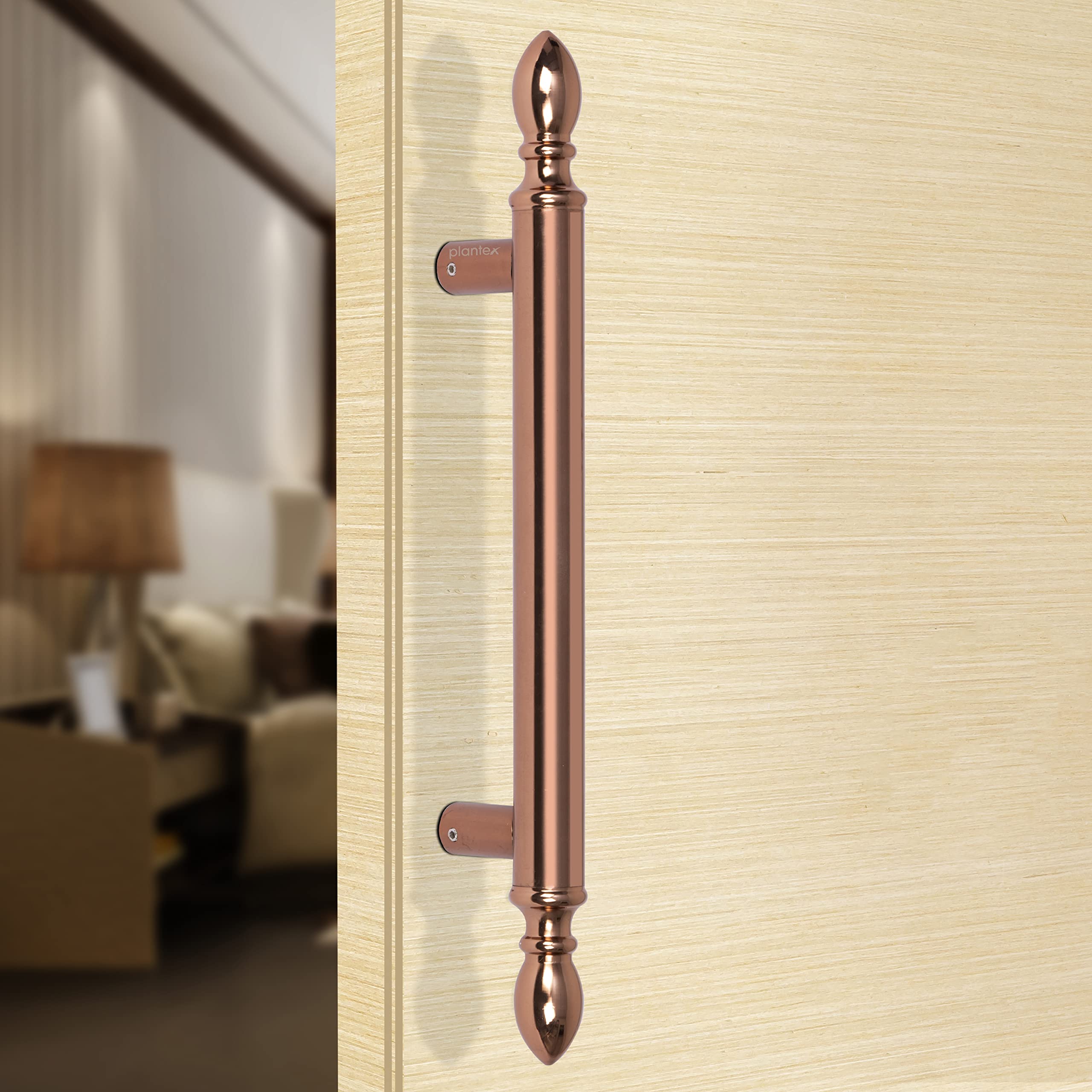 Plantex Altros Main Door Handle/Door & Home Decor/14 Inch Main Door Handle/Door Pull Push Handle – Pack of 1 (106,PVD Rose Gold)