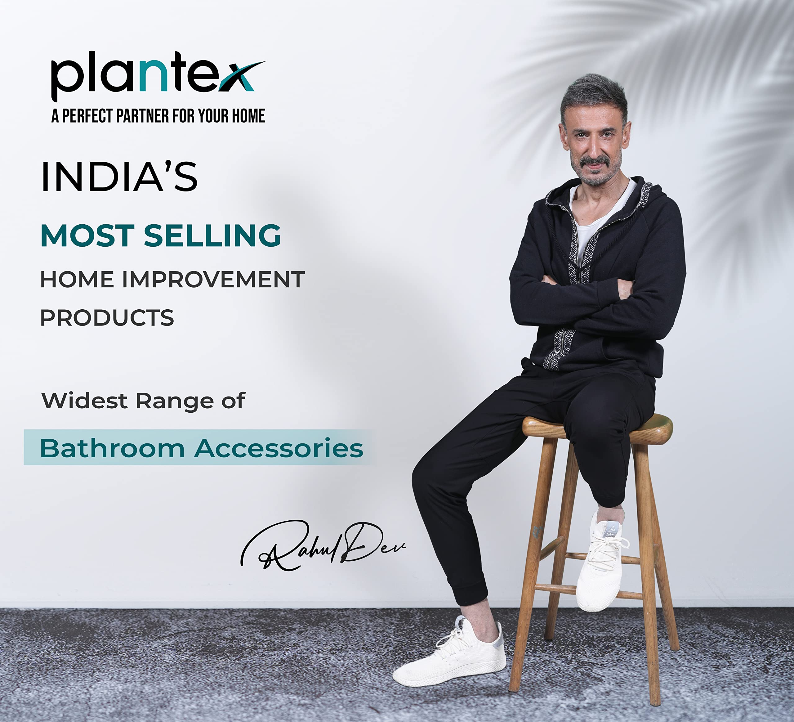 Plantex Stainless Steel 304 Grade Decan Towel Hanger for Bathroom/Towel Rod/Bar/Bathroom Accessories (Brass Antique)