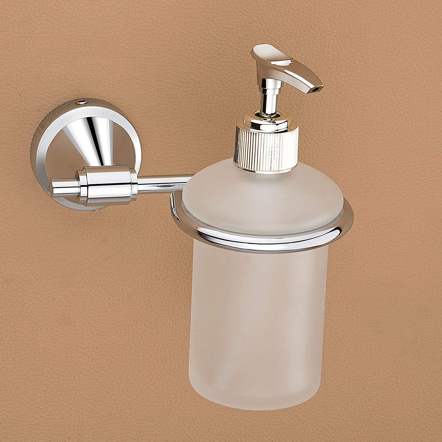 Plantex Stainless Steel 304 Grade Niko Liquid Soap Dispenser/Shampoo Dispenser/Hand Wash Dispenser/Bathroom Accessories(Chrome) - Pack of 2