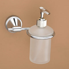 Plantex 304 Grade Stainless Steel Liquid Soap Dispenser/Shampoo Dispenser/Hand Wash Dispenser/Bathroom Accessories Pack of 3, Niko (Chrome)