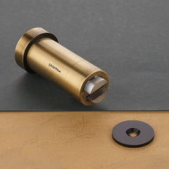 Plantex Stainless Steel Wall-Mounted Magnetic Door Stopper/Door Catcher for Wooden Door - Pack of 1 (Brass Antique)