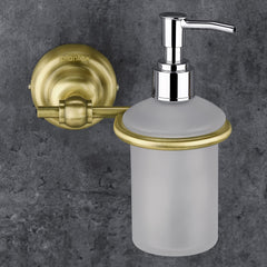 Plantex 304 Grade Stainless Steel Liquid Soap Dispenser/Shampoo Dispenser/Hand Wash Dispenser/Bathroom Accessories - Skyllo (Antique)