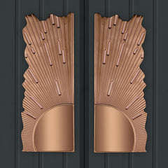 Plantex Pure Brass Door Handle/Door & Home Decor/8 Inch Main Door Handle/Pull-Push Door Handle - (PVD Rose Gold)