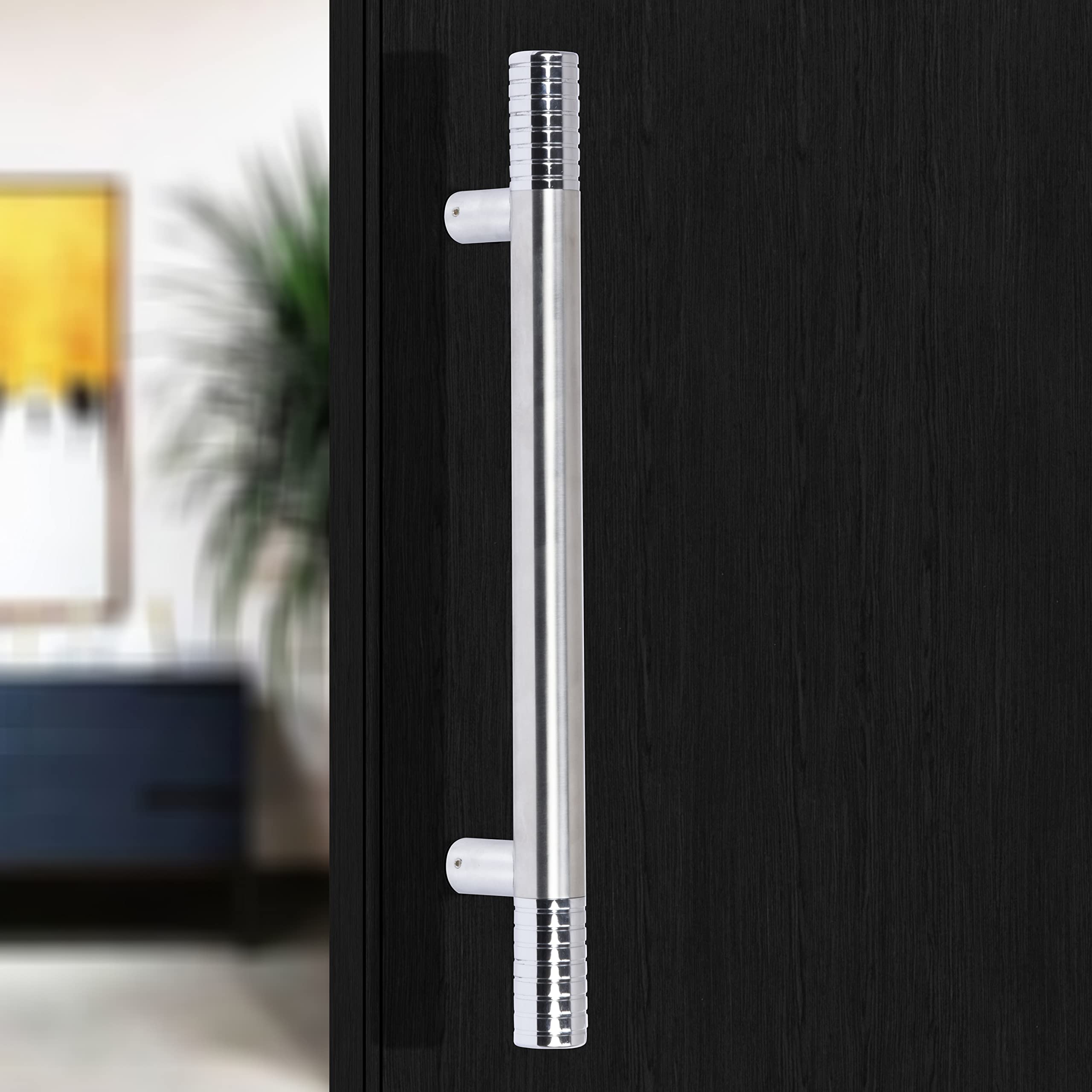 Plantex Heavy Duty Door Handle/Door & Home Decor/18-inches Main Door Handle/Door Pull Push Handle - Pack of 1 (231-Chrome Finish)