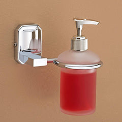 Plantex 304 Grade Stainless Steel Liquid Soap Dispenser/Shampoo Dispenser/Hand Wash Dispenser/Bathroom Accessories Pack of 2, Cute (Chrome)