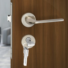 Plantex Pearl Mortice Door Lock for Main Door Lock Set with 3 Keys/Mortise Door Lock for Home/Office/Hotel (7060 - Matt)