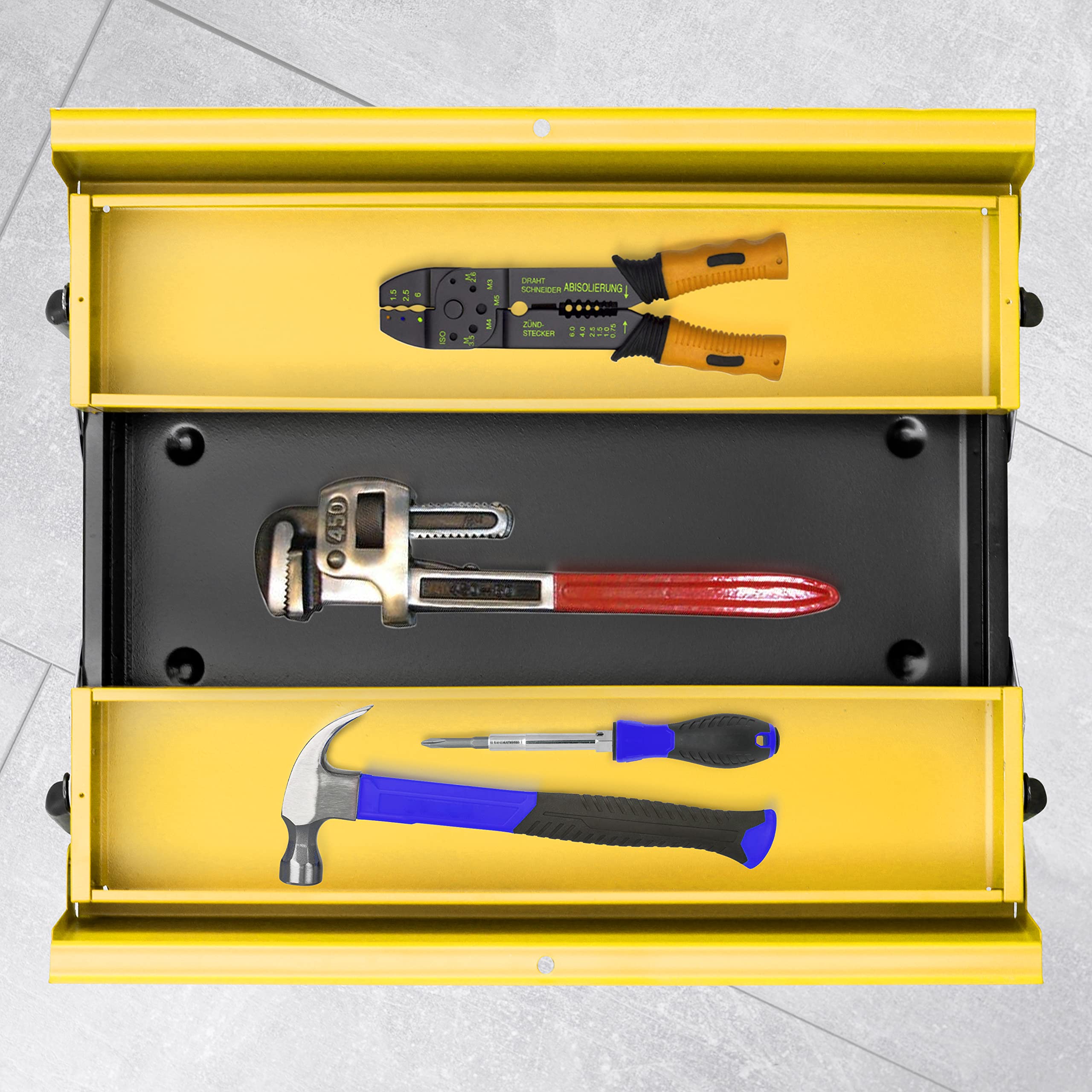 Plantex High Grade Metal Tool Box for Tools/Tool Kit Box for Home and – GB  Plantex