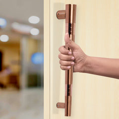 Plantex Door Handle/Door & Home Decor/14 Inch Main Door Handle/Door Pull Push Handle – Pack of 1 (306,PVD Rose Gold Finish)