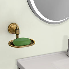 Plantex Niko Antique soap Holder Stand for Bathroom and wash Basin (304 Stainless Steel)