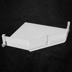 Plantex Stainless Steel Corner/Bathroom Shelf/Kitchen Shelf/Bathroom Accessories (9 x 9) Inches - Wall Mount