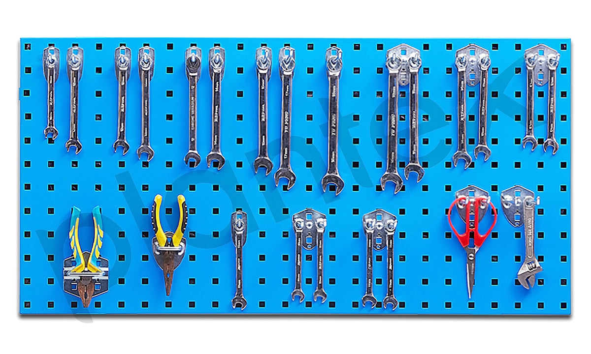 Plantex Metal Pegboard for Garages/Tool Organizer for Workshop/Tool Storage Board/Hanging Tool Pegboard – 90 x 45 cm