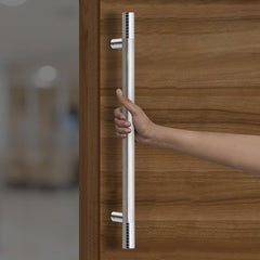 Plantex Heavy Duty Door Handle/Door & Home Decor/18 inch Main Door Handle/Door Pull-Push Handle - Pack of 1 (Satin)