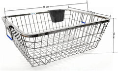 Planet Stainless-Steel Dish Drainer Basket/Dish Drying Rack/Plate Stand/Bartan Basket (Size-58x45x20cm)