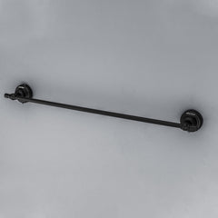 Plantex Skyllo Black Bathroom Towel Hanger/Holder Stand - 304 Stainless Steel (24 inches)