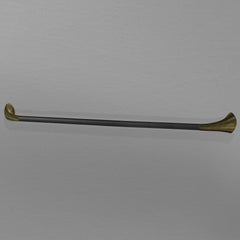 Plantex Fully Brass Smero Towel Rod for Bathroom/Towel Stand/Hanger/Bathroom Accessories (24 Inch-Black Antique)