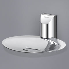 Plantex Smero Pure Brass Soap Holder for Bathroom & Kitchen/Soap Stand/Case/Dish/Bathroom Accessories - Superb (Chrome)