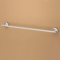 Plantex Stainless Steel 304 Grade Niko Towel Hanger for Bathroom/Towel Rod/Bar/Bathroom Accessories(24inch-Chrome) - Pack of 3