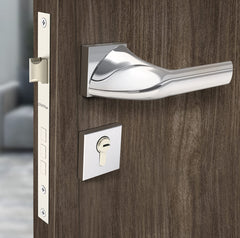 Plantex Heavy Duty Door Lock - Main Door Lock Set with 3 Keys/Mortise Door Lock for Home/Office/Hotel (7051 - Chrome)