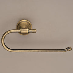 Plantex Bathroom Accessories - Stainless Steel 304 Grade Niko Napkin Holder/Towel Holder/Towel Hanger for Kitchen/Towel Ring (Brass Antique)