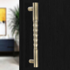 Plantex Heavy Duty Door Handle/Door & Home Decor/14-inches Main Door Handle/Door Pull Push Handle - Pack of 1 ( 217-Brass Antique Finish)