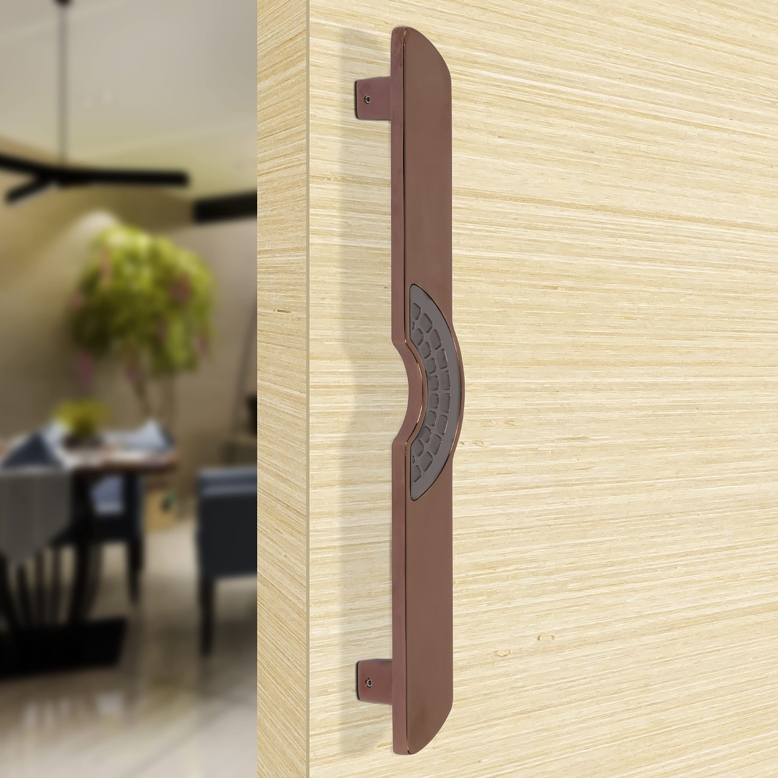 Plantex Ultron Door Handle/Door & Home Decor/15 Inch Main Door Handle/Door Pull Push Handle – Pack of 1 (316,Rose Gold and Grey Finish)