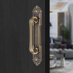 Plantex Cabinet Door Handle/8 Inch Wardrobe Door Handle/Door Pull-Push/Sliding Handle for Cupboard/Drawer – Pack of 1 (294, Brass Antique Finish)