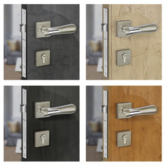 Plantex Heavy Duty Door Lock - Main Door Lock Set with 3 Keys/Mortise Door Lock for Home/Office/Hotel (593 - Satin Chrome)