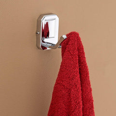 Plantex 304 Grade Stainless Steel Robe Hook/Cloth-Towel Hanger/Door Hanger-Hook/Bathroom Accessories Pack of 1, Cute (Chrome)