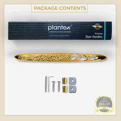 Plantex Heavy Duty Door Handle/Door & Home Decor/13-inches Main Door Handle/Door Pull Push Handle - Pack of 1 (311-PVD Gold Finish)