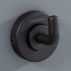 Plantex 304 Stainless Steel Hooks for Hanging Clothes and Towels in The Bathroom/Living Room (Daizy-Black)