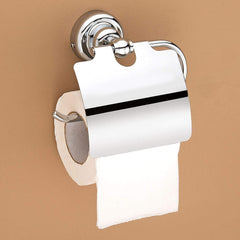 Plantex Platinum Stainless Steel 304 Grade Skyllo Toilet Paper Roll Holder/Toilet Paper Holder in Bathroom/Kitchen/Bathroom Accessories(Chrome) - Pack of 2