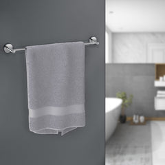 Plantex Fully Brass Smero Towel Rod for Bathroom/Hanger/Towel Stand/Bathroom Accessories - 24 Inch,Chrome (Cl-7132)