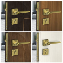 Plantex Door Lock-Fully Brass Main Door Lock with 4 Keys/Mortise Door Lock for Home/Office/Hotel (Sumer-3017, Brass Antique)