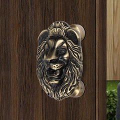 Plantex Heavy Duty Door Handle/Door & Home Decor/4.5-inches Main Door Handle/Knobe/Door Pull Push Handle-Pack of 1 ( 211-Brass Antique Finish)