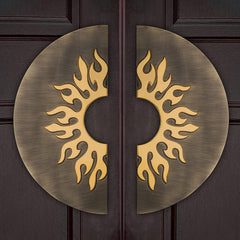 Plantex Pure Brass Door Handle/Door & Home Decor/12 Inch Main Door Handle/Pull-Push Door Handle - (Brass Antique)