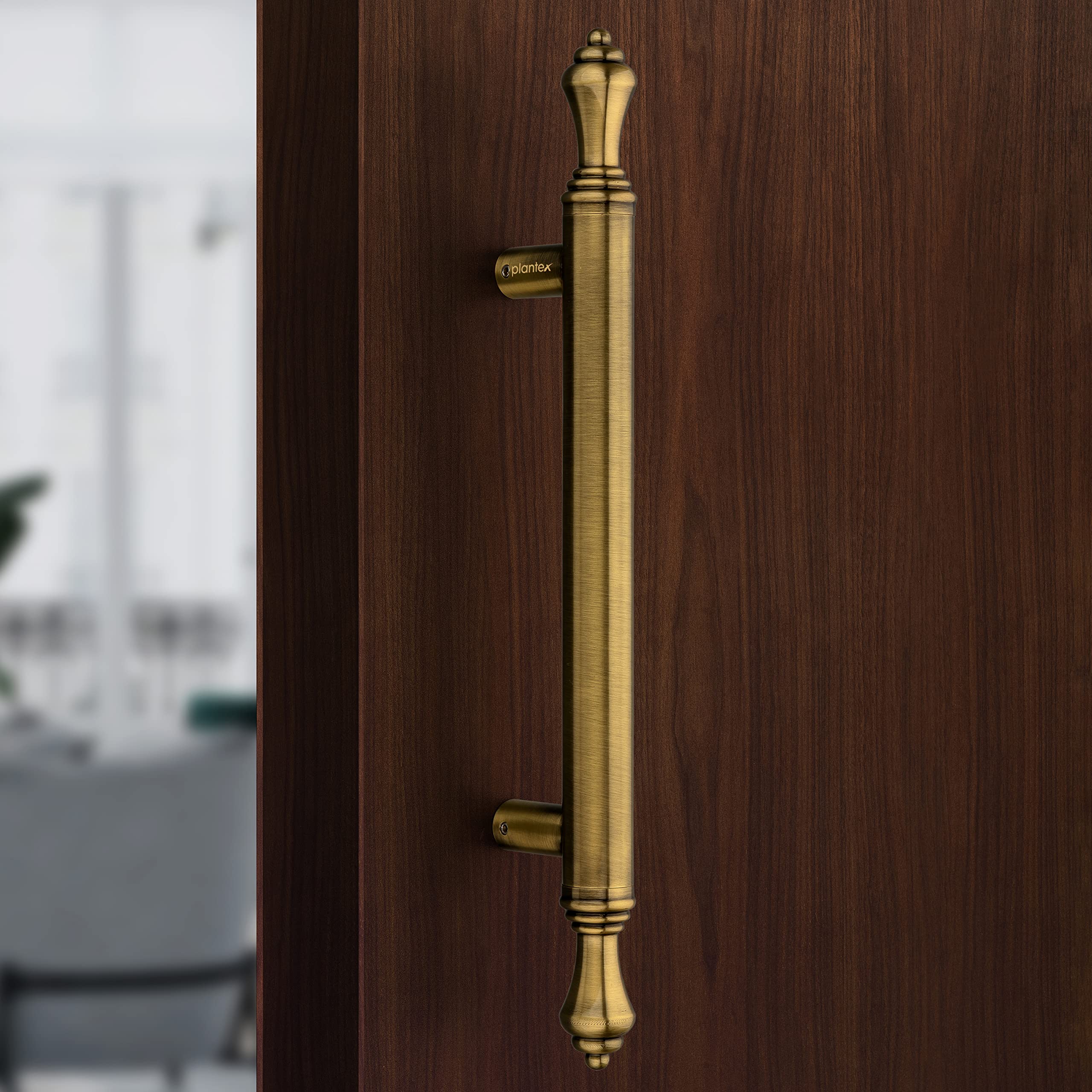 Plantex Main Door Handle/Door & Home Decore/14 Inch Main Door Handle/Pull-Push Handle - Pack of 1 (Brass Antique)