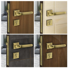 Plantex Door Lock-Fully Brass Main Door Lock with 4 Keys/Mortise Door Lock for Home/Office/Hotel (Sumer-3054, Brass Antique)