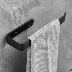 Plantex Space Aluminium Napkin Ring/Towel Ring/Napkin Holder/Towel Holder/Towel Hanger/Bathroom Accessories (977, Black) – Pack of 1