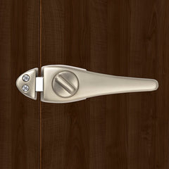 Plantex Door Lock/2in1 Baby Latch with Door Handle for Bathroom/Bedroom Door(Satin) - Pack of 1