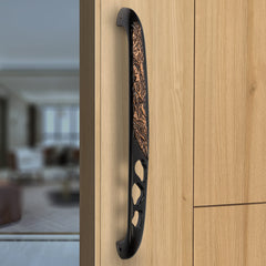 Plantex Heavy Duty Door Handle/Door & Home Decor/13-inches Main Door Handle/Door Pull Push Handle - Pack of 1 (311-Copper Antique Finish)