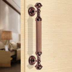 Plantex Heavy Duty Door Handle/Door & Home Decor/15-inches Main Door Handle/Door Pull Push Handle - Pack of 1 (320-PVD Rose Gold Finish)