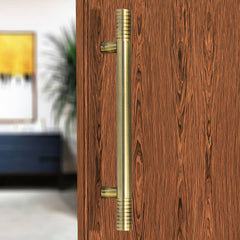 Plantex Heavy Duty Door Handle/Door & Home Decor/18-inches Main Door Handle/Door Pull Push Handle - Pack of 1 ( 231-Brass Antique Finish)