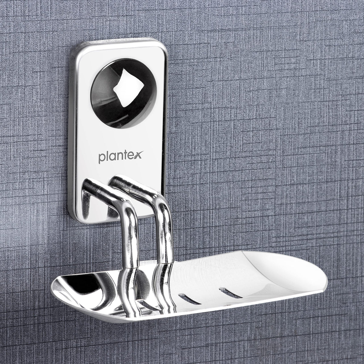 Plantex Metro Platinum Stainless Steel Soap Dish - Soap Stand - Bathroom Soap Holder - Bathroom Accessories